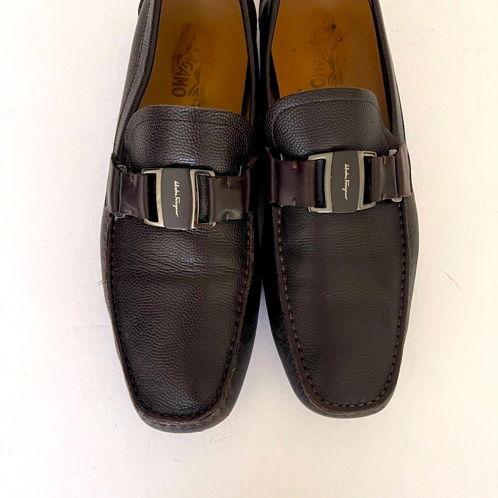 Salvatore Ferragamo Men's Dark Brown Loafers